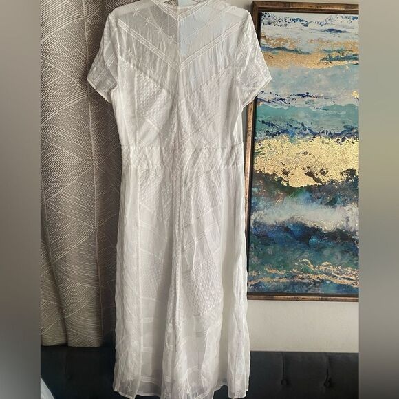 The Jetset Diaries  Midi Dress Women  Ivory Lace Size Small NWT - Picture 5 of 16